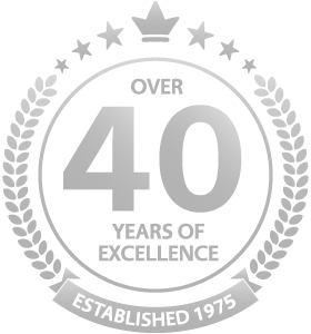 OVER 40 YEARS OF EXCELLENCE ESTABLISHED 1975